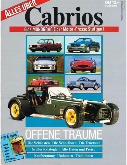 ALLES UBER CABRIOS, EINE MONOGRAFIE (Nr.9) AUS DER, Boeken, Auto's | Boeken