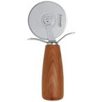 Triangle SOUL Pizzasnijder met Kersenhouten Heft – 6 cm L., Ophalen of Verzenden, Nieuw, Rvs of Chroom, Los bestek