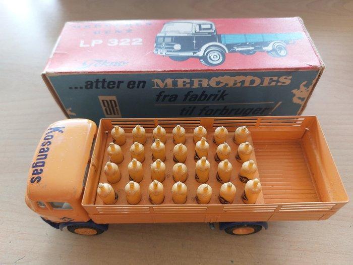 Tekno 1:43 - Model vrachtwagen - Tekno 911 Mercedes-Benz LP, Hobby en Vrije tijd, Modelauto's | 1:5 tot 1:12