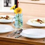 Bormioli Rocco Prima serviesset 18-delig – Witte borden set, Ophalen of Verzenden, Nieuw