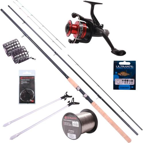 Ultimate Recruit Feeder Set met kurken handvat, Watersport en Boten, Hengelsport | Algemeen, Nieuw, Verzenden