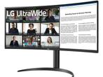 LG 34WR55QK-B Zwart, Verzenden, Zo goed als nieuw