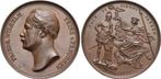 Bronze-medaille 1857 Brandenburg-Preussen Pruisen Friedri..., Postzegels en Munten, Penningen en Medailles, Verzenden