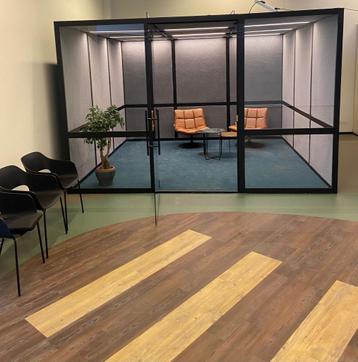 Vergaderruimte voor 9 personen - Modulair - Akoestisch beschikbaar voor biedingen