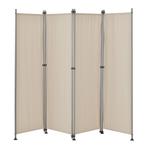 Tuinscherm scheidingswand zonwering 170x215 cm zandkleurig, Tuin en Terras, Verzenden, Nieuw