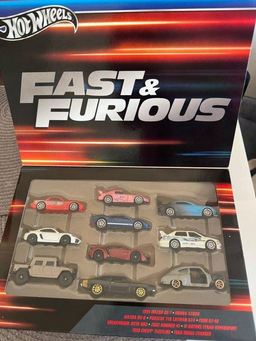 Hot Wheels 1:64 - Modelauto (10) - Fast & Furious collection, Hobby en Vrije tijd, Modelauto's | 1:5 tot 1:12