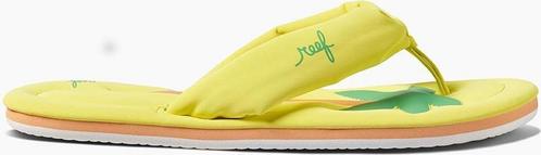 Reef Pool Float- Maat 42.5 - Dames Slippers - Yellow Palm, Kleding | Dames, Schoenen, Verzenden