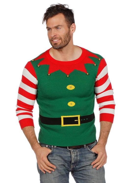 Kersttrui Groen Kerstelf, Kleding | Dames, Carnavalskleding en Feestkleding, Nieuw, Ophalen of Verzenden