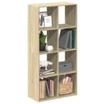 vidaXL Kamerscherm / boekenkast 69,5x29x137,5 cm hout sonoma, Huis en Inrichting, Kasten | Boekenkasten, Verzenden, Nieuw, Overige houtsoorten