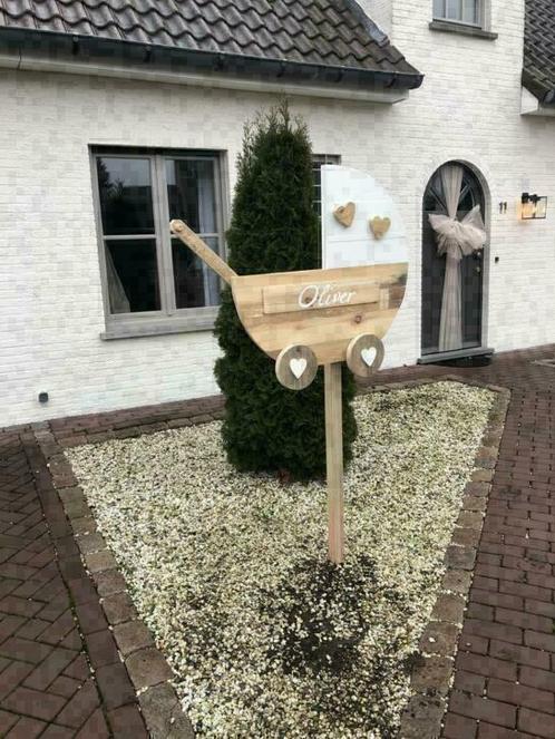geboortebord geboortewieg  NIEUW   babyshower jongen/meisje, Kinderen en Baby's, Kraamcadeaus en Geboorteborden, Geboortebord