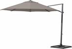 4-Seasons Siesta zweefparasol 350 cm. taupe, Tuin en Terras, Parasols, Nieuw, Zweefparasol, Verzenden, Kantelbaar