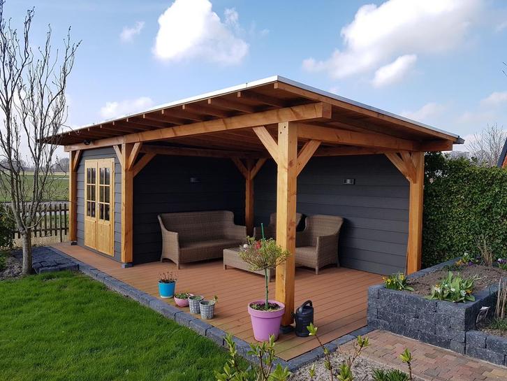 Composiet rabat en Zweedse rabatdelen / potdekselplanken, Doe-het-zelf en Verbouw, Hout en Planken, Overige houtsoorten, 300 cm of meer