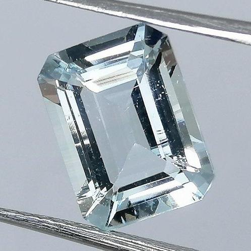 Aquamarijn  - 3.31 ct - Gecertificeerd gemmologisch rapport, Sieraden, Tassen en Uiterlijk, Edelstenen