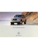 2001 MERCEDES BENZ M KLASSE BROCHURE DUITS, Boeken, Nieuw, Author