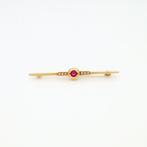 Zonder minimumprijs - Broche - 18 karaat Geel goud -