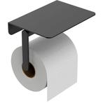 Wiesbaden Alonzo Toiletrolhouder met Planchet - Mat Zwart, Huis en Inrichting, Badkamer | Badtextiel en Accessoires, Ophalen of Verzenden