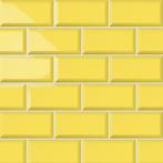 Wandtegel metrotegel 10x20 geel glans wandtegel, Doe-het-zelf en Verbouw, Tegels, Nieuw, Wandtegels, Keramiek, Ophalen of Verzenden