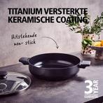 Brabantia VANTA Hapjespan - Ø 28 cm – Glazen deksel, Verzenden, Nieuw