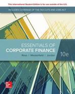 ISE Essentials of Corporate Finance 9781260565560, Gelezen, Stephen Ross, Randolph Westerfield, Verzenden