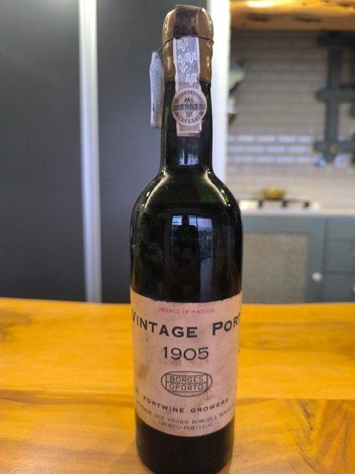 1905 Borges - Vintage Port - Douro - 1 Fles (0,75 liter), Verzamelen, Wijnen