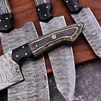 Keukenmes - Chefs knife - Hardhout, zwart g 10 en gevouwen, Antiek en Kunst