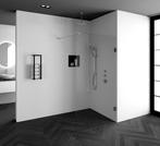 Inloopdouche / Douchewand 110 × 200 cm – Profielloos |, Ophalen of Verzenden, Nieuw, Chroom, Bad