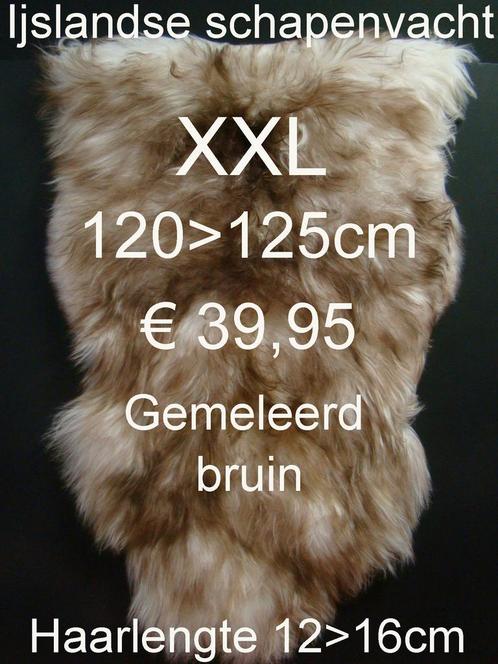 Schapenvacht IJSLANDSE Gemêleerde Bruin GROOT XXXL € 39,95, Huis en Inrichting, Woonaccessoires | Overige, Nieuw, Ophalen of Verzenden