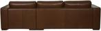 Leren bank Special, 2.5-zitsbank + Longchair (284x100cm) - E, Huis en Inrichting, Banken | Bankstellen, 250 tot 300 cm, Hoekbank