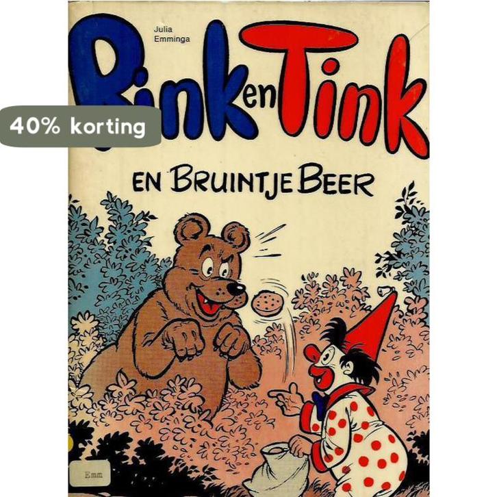 Rinke en tink met bruintje beer hondje 9789024004867 Emmonga, Boeken, Kinderboeken | Jeugd | onder 10 jaar, Gelezen, Verzenden