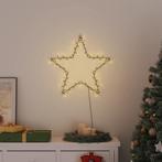 vidaXL Kerstverlichting ster silhouet 80 LEDs warm wit, Diversen, Kerst, Verzenden, Nieuw
