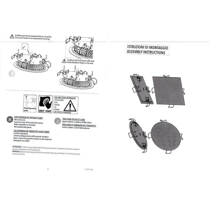 Hoofddouche Belleza Bagno ClipOn Inbouw Regendouche Vierkant, Doe-het-zelf en Verbouw, Sanitair, Ophalen of Verzenden