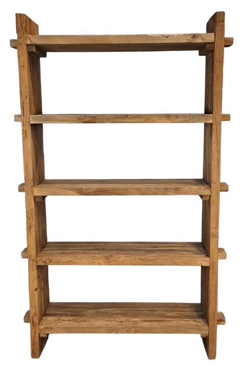 Boekenkast | Divider | Zwaar Teak Erosie | 100 x 180 | 679,=, Huis en Inrichting, Kasten | Boekenkasten, 25 tot 50 cm, Met plank(en)