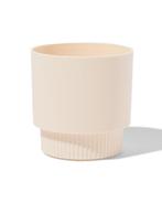 HEMA Bloempot 12x13cm plastic beige van €3.99 voor €3 sale, Huis en Inrichting, Kamerplanten, Verzenden