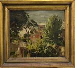 École Catalane (XX) - Ruines vertes, Antiek en Kunst, Kunst | Schilderijen | Klassiek