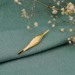 Gouden broche met diamant | 0,015 ct. (geelgoud, 585), Sieraden, Tassen en Uiterlijk, Broches, Gebruikt, Overige kleuren, Ophalen of Verzenden