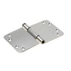 BSW KOGELLAGERSCHARNIER RD 818 STD RVS 89 X 152 X 3MM, Doe-het-zelf en Verbouw, Verzenden, Nieuw