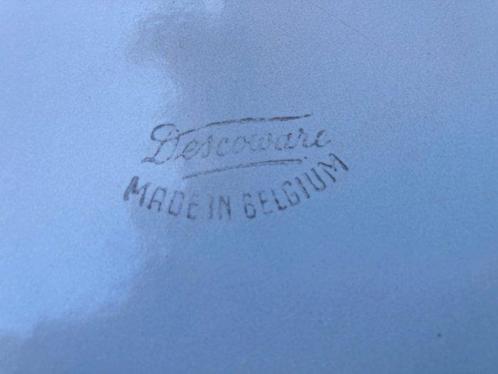 Descoware - Braadpan - 2-D 8 M - Emaille, Lettertype - D-E-S, Antiek en Kunst, Antiek | Keukenbenodigdheden