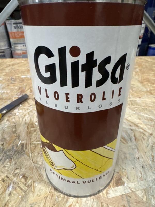 Glitsa Vloerolie - kleurloos - 1 liter, Doe-het-zelf en Verbouw, Verf, Beits en Lak, Verf, Overige kleuren, Nieuw, Minder dan 5 liter