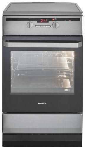 Inventum VFI5042RVS inductie fornuis met 2-fasen elektra aan, Witgoed en Apparatuur, Fornuizen, 45 tot 60 cm, Vrijstaand, 4 kookzones