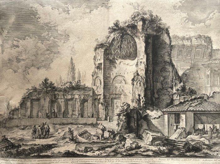 Giovanni Battista Piranesi (1720-1778) - Veduta degli avanzi, Antiek en Kunst, Antiek | Overige Antiek