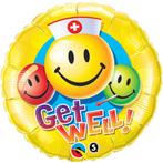 Beterschap Ballon Emoticons 46cm | Nieuw!, Nieuw, Verzenden