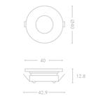 Inbouw Led-Spot Bellezza Bagno Roan IP65 3000 Kelvin 4x1,3, Nieuw, Ophalen of Verzenden