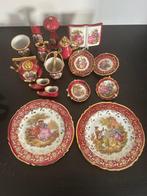 Limoges - Miniatuur beeldje - 16 miniatuur porseleinen, Antiek en Kunst