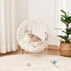 TRUUSK Pawhut Rieten Kattenmand Verhoogd Ontwerp Met Wasmach, Verzenden, Nieuw