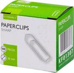 Q-CONNECT - papierklemmen - 26 mm gepunt - 100 stuks, Ophalen of Verzenden