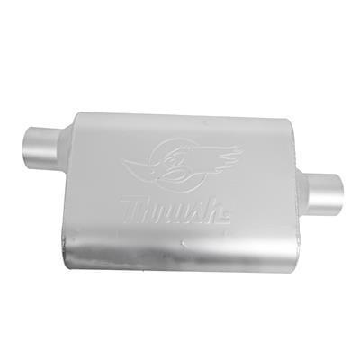 Uitlaatdemper Thrush welded 2,5 inch, Auto-onderdelen, Uitlaatsystemen, Nieuw, Ophalen of Verzenden