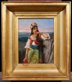 Jan Portielje (1829-1908) - Portrait of an Italian woman
