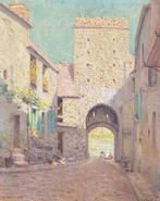 Leon Cassel (1873-1961) - Street view, Antiek en Kunst