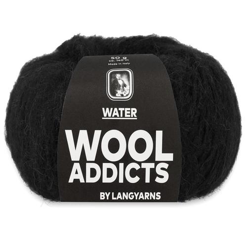 WoolAddicts Water - 04 zwart - Alpacawol Garen, Hobby en Vrije tijd, Breien en Haken, Ophalen of Verzenden