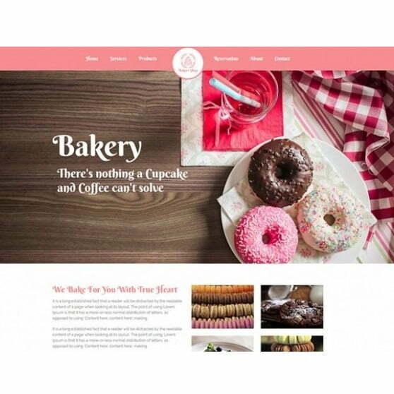 Bakers Shop - HTML Template, Computers en Software, Educatie- en Cursussoftware
